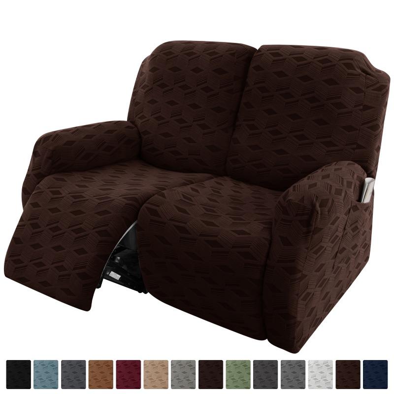 Elastic Jacquard Armchair Chair Cover 2 Seater 6pcs/set Recliner Sofa Cover for Living Room Relax Slipcover Protector