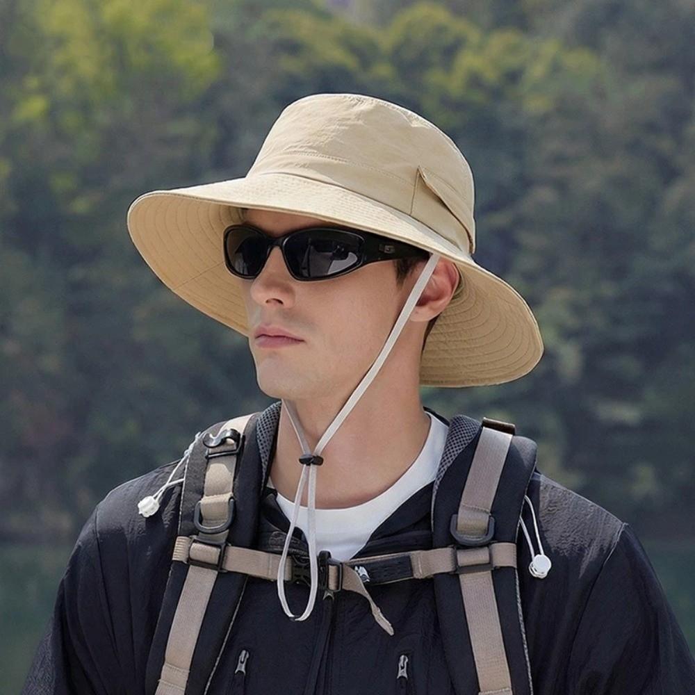 Large-Brimmed Fisherman's Hat Sun Protection Sunscreen Bucket Hat New Sun Hat  Women