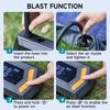 BUVAYE Portable Car Jump Starter With 150PSI Vacuum Extraction Air Compressor, 12V 6000A Car Battery Jump Starter Battery Pack