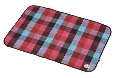 Captain Stag Brushed Picnic Sheet, 90x60cm, Blue/Pink