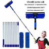 2-in-1 Double-sided High-rise Window Cleaning Squeegee and Wiper
