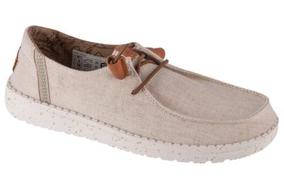 Wendy Washed, Mens Beige Sneakers