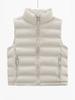 Autumn and winter glue-pressed locking vest, women's stand-up collar sleeveless cotton clothing vest, physical stall to get goods