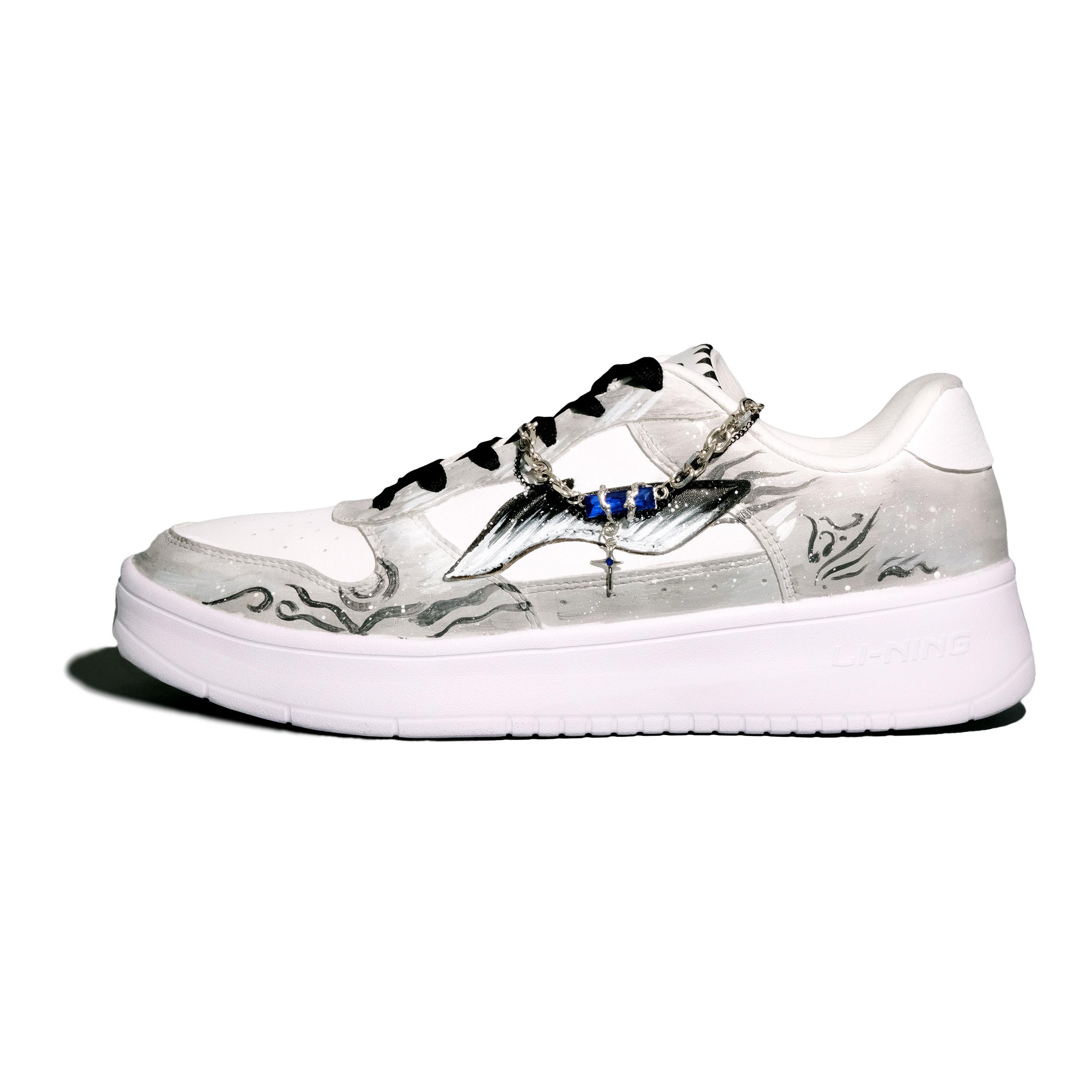 Li Ning Плавающая лодка Износостойкие Легкие Износостойкие И Легкие Низкие Скейтборд-обувь Унисекс AGCS419-1(Команда1853-) 39
