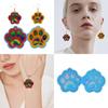 Light and Shadow Keychain Pendant Silicone Molds Cat Paw Holographic Earrings Mold DIY Ornaments Mould for Birthday Gift