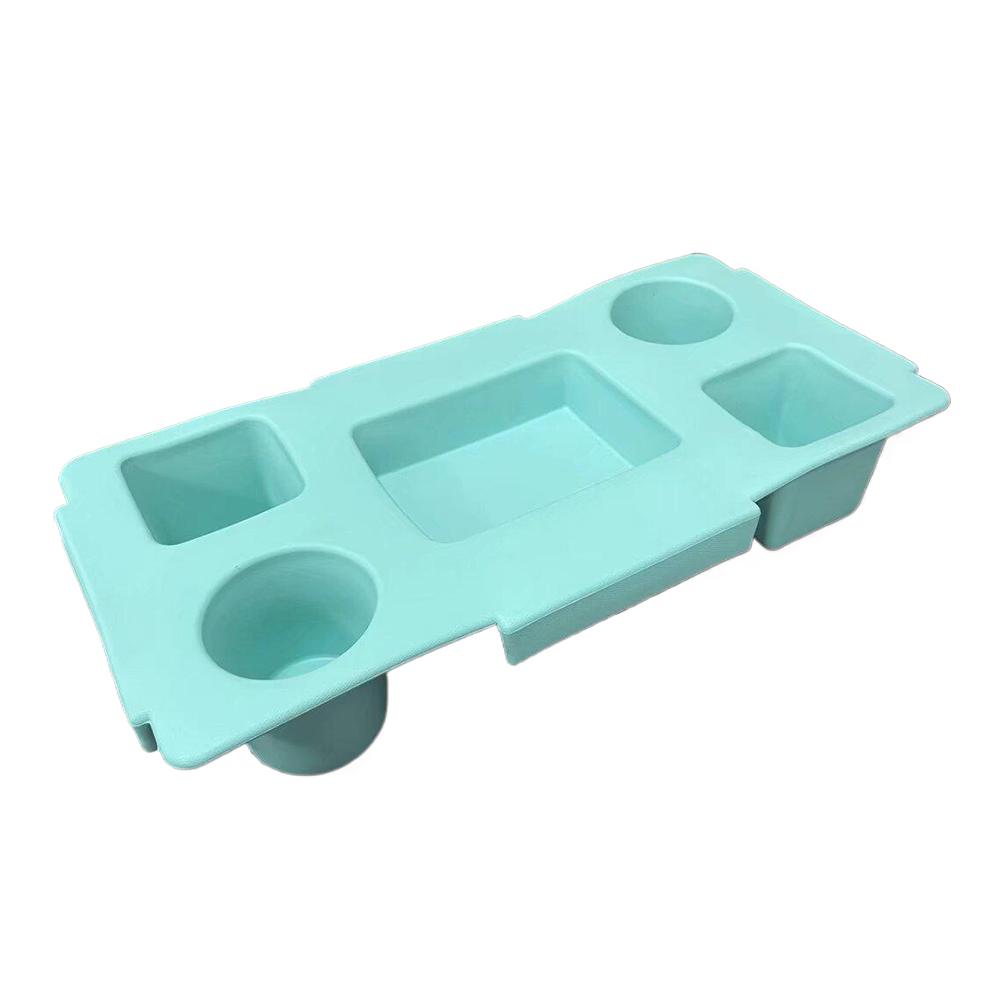 Top Cup Holder Tray Waterproof EVA Storage Lid Multifunctional Bag Top Storage Tray 5 Compartment for Camping Travel