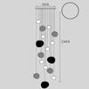 Nordic luxury staircase pendant light modern ceiling light home decoration dining room chandelier living room lighting fixtures
