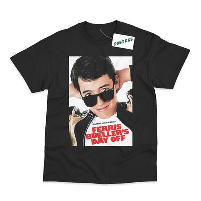 26 Ferris macht blau Filmplakat Direkt auf Kleidungsstück gedrucktes T-Shirt Unisex T-Shirt