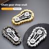 Metal Gear Chain Fidget Spinner Stress Relief Toy for Youth
