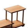 Elegant Wooden Display Stand for Fragrance Bottles and Collectible Figurines