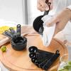 11Pcs Kitchen Measuring Tools Set Plastic Measuring Spoons Teaspoon Sugar Scoop Cooking Baking Cake Flour Measuring Cups New