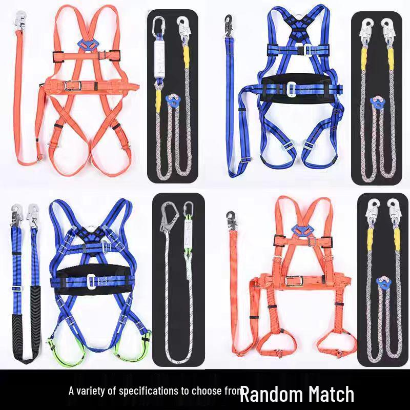 Europejska Uprząż Bezpieczeństwa Elektryka Wysokogórskiego z Konstrukcją Podwójnego Grzbietu i Liną Amortyzującą