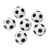 White and Black 32mm Foosball Table Football Replacement Balls (Pack of 6)