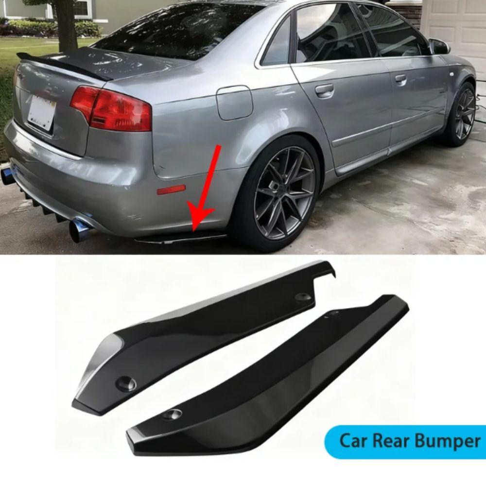 Carbon Fiber Material Car Modification Parts Diffuser Universal Rear Corner  Auto Accessories