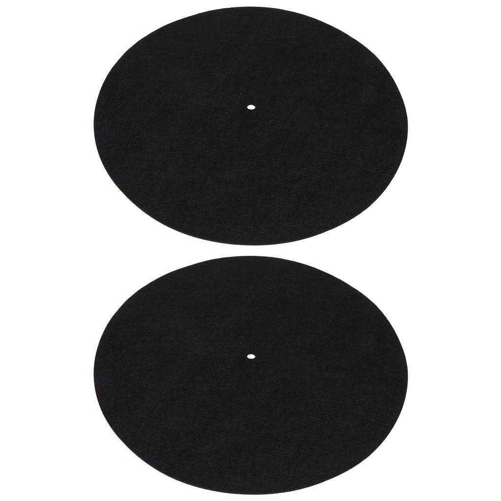 Buy 2Pcs Turntable Platter Mat Felt AntiStatic Mat for Vinyl Record