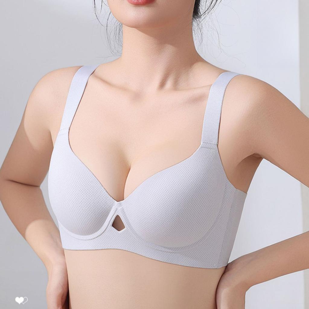 Plus-size Lingerie Women's Thin Close-in Bra Adjustable Breast Retraction Bras Without Underwire Plus-size Beautiful Back Bra Push Up Bra