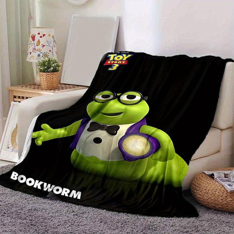 1pc, Toy Story 3 Bookworm Blanket Home Decor, Couch Throw Blanket, Outdoor Blanket, Gift for Friends, Flannel Coverlet, Suitable for Bedroom 80x120cm