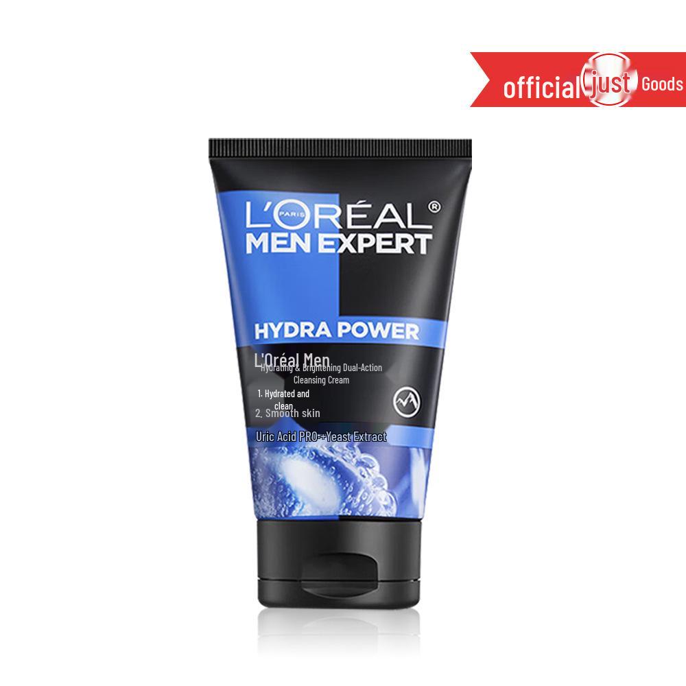 L'Oréal Men Oil Control Charcoal Cleanser 100ml - Refreshing Volcanic Rock Moisturizer