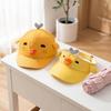 Cute Yellow Duck Baseball Cap, Adjustable Cartoon Sun Visor, Funny Animal Hat for Kids and Adults Outdoor