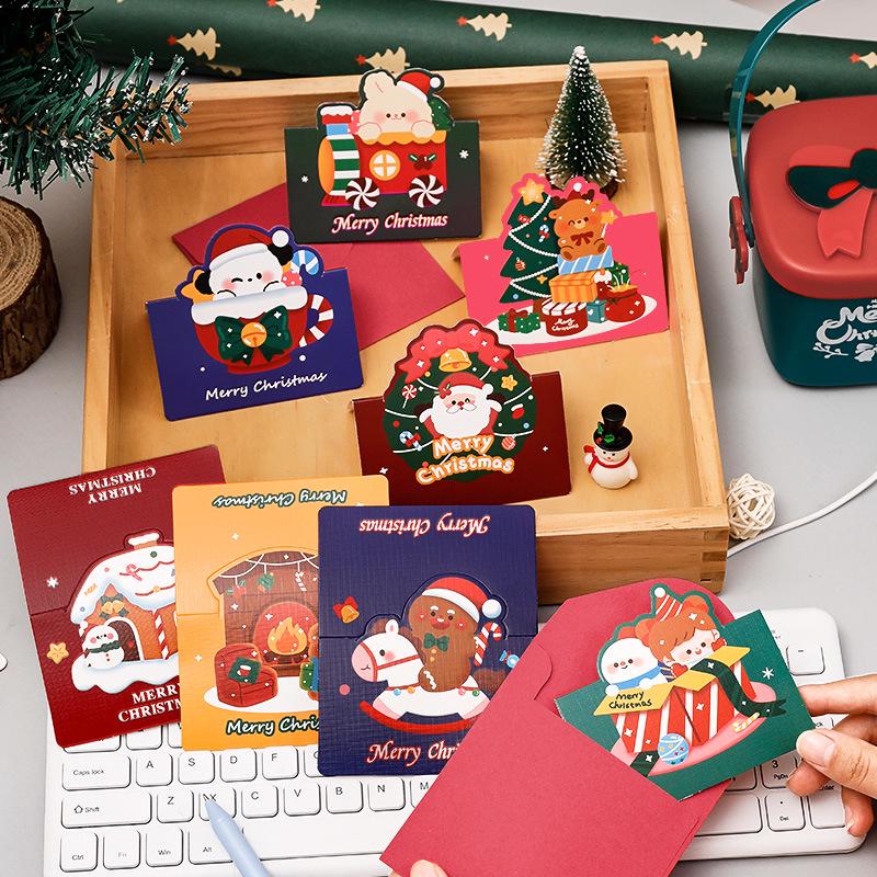 Multifunctional Holiday Greeting Card Set with Envelopes – Perfect for Christmas and Thanksgiving.