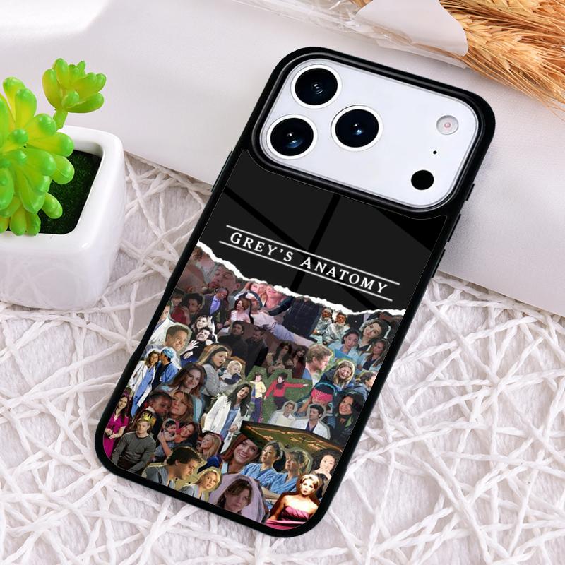 Greys Anatomy Collage Phone Case for iPhone 17 Air 16 15 11 12 14 13 Pro Max Shockproof Cover