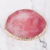 Gold Edge Resin Agate Nail Art Palette