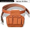 Men's Genuine Cowhide Tool Belt: Multifunctional, Sturdy, Waist-Worn Repair Kit with Five Pieces.
