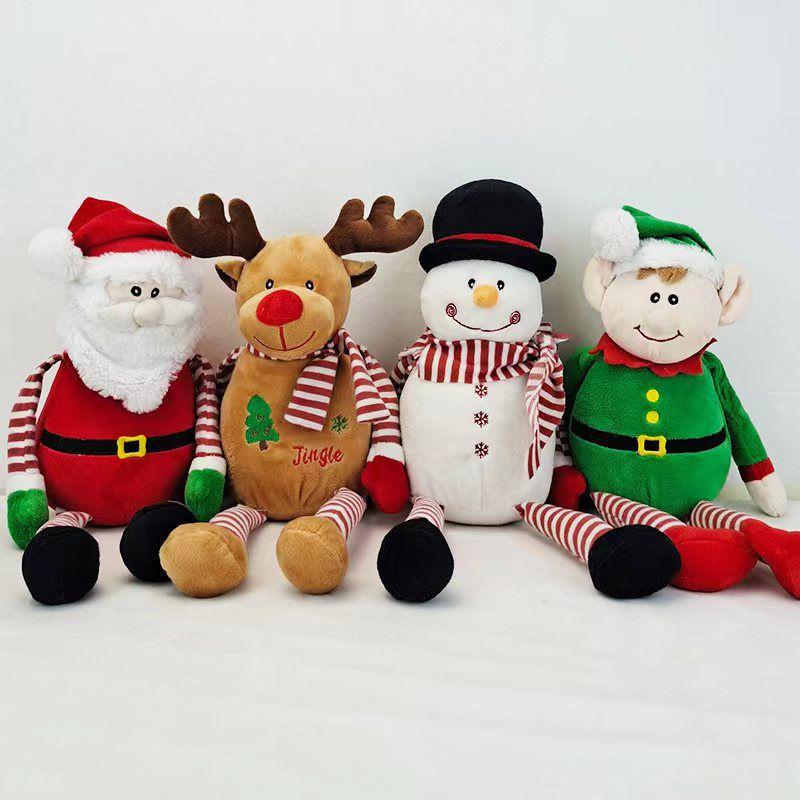 Premium Plush Stuffed Santa Doll For Festive Home Decorations