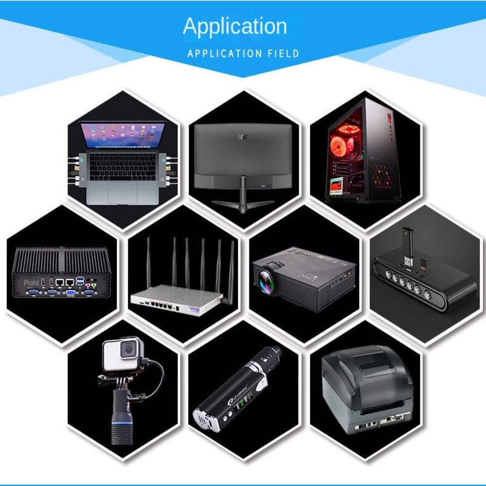 TYPE-C 2Pin Female Power Jack USB 2.0 Data Interface with Cable Charging Port Connector  Wire