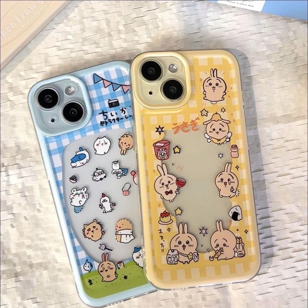 Cartoon Kariert Usaqi Geeignet für Apple 16 Handyhülle IPhone 15 Schutzhülle 14 Hochtransparent Weiche Hülle 13tpu