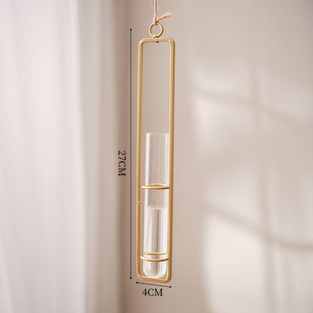 Wall Hanging Test Tube Vases Thickened Glass Vase Gardening Supplies Hanging Glass Planter  Garden