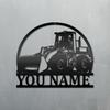 Metal Wall Art for Man Cave Garage Decor Heavy Equipment Gift Vintage Tin Sign