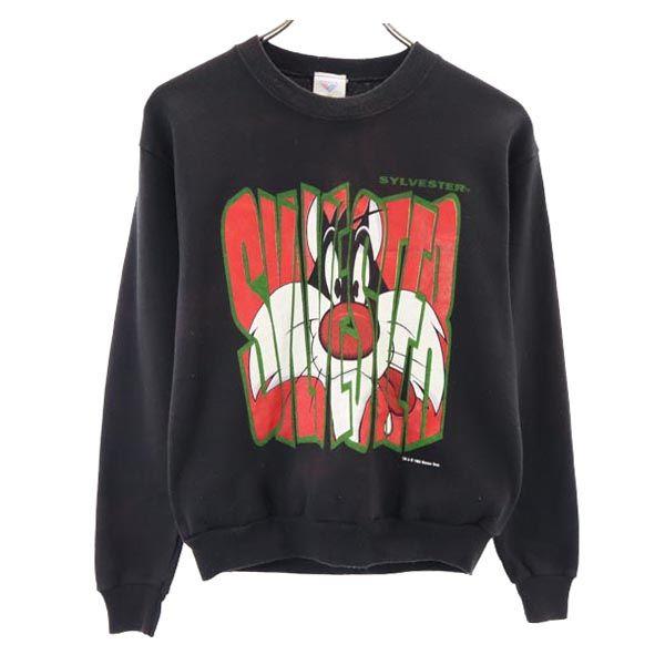 

ARTEX 90s Old USA made Warner Bros. Print Long sleeve sweat trainer Kid s Used