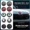 1 ks Logo auta Přední kapota Zadní víko kufru Znak Odznak Auto styling Pro Octavia Rapid Kodiaq Karoq Superb Fabia Kamiq VisionS