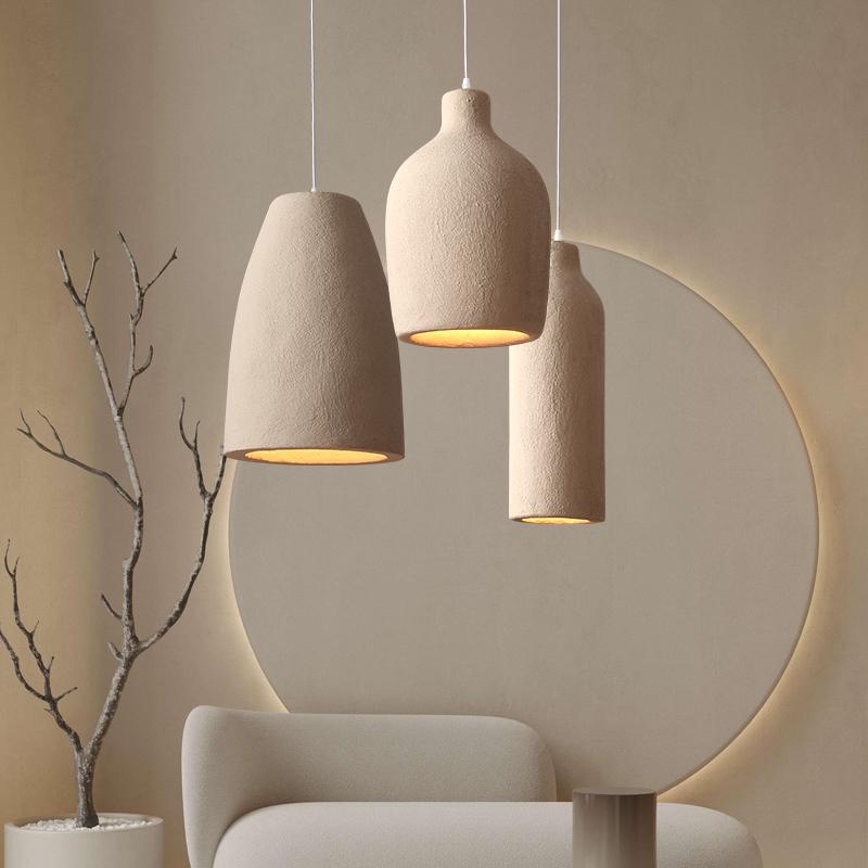 Wabi-Sabi Zen Pendant Light: Retro & Artistic Design for Restaurants, Living Rooms, and Bedrooms
