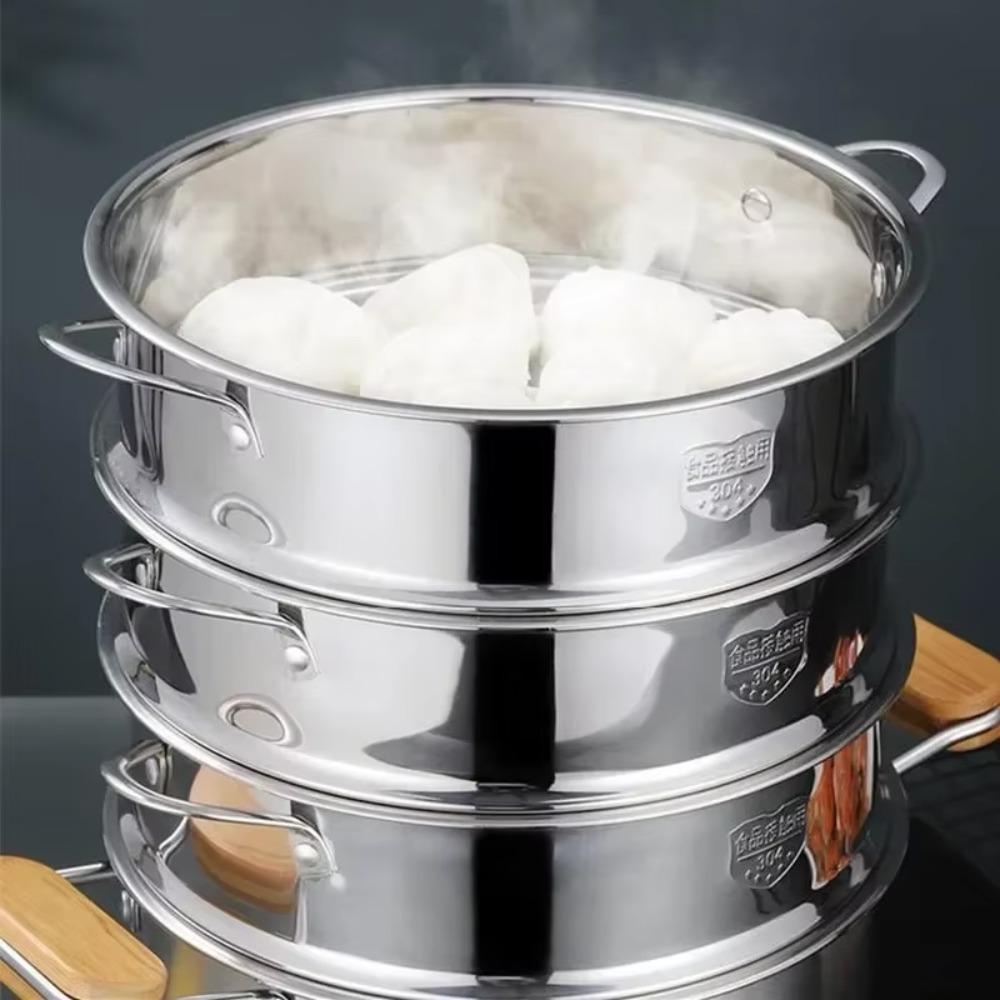 Steamed Stuffed Bun Food Steam Rack Thicken Egg Tray Stainless Steel Steamer  For Soup Pot Milk Pot