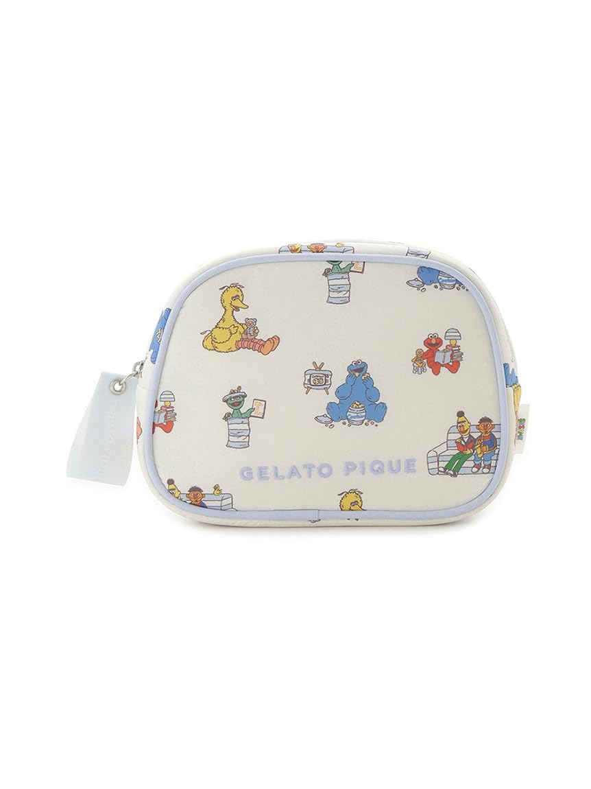 Gelato Pique Sesame Street Print Pouch Free Size (PWGB261662) Women s White/White,