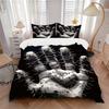 3pcs Anime Cartoon Design Bedding Set - Includes One Quilt Cover and Two Pillowcases (No Core) - Perfect for Bedroom and Guest Room Decorati