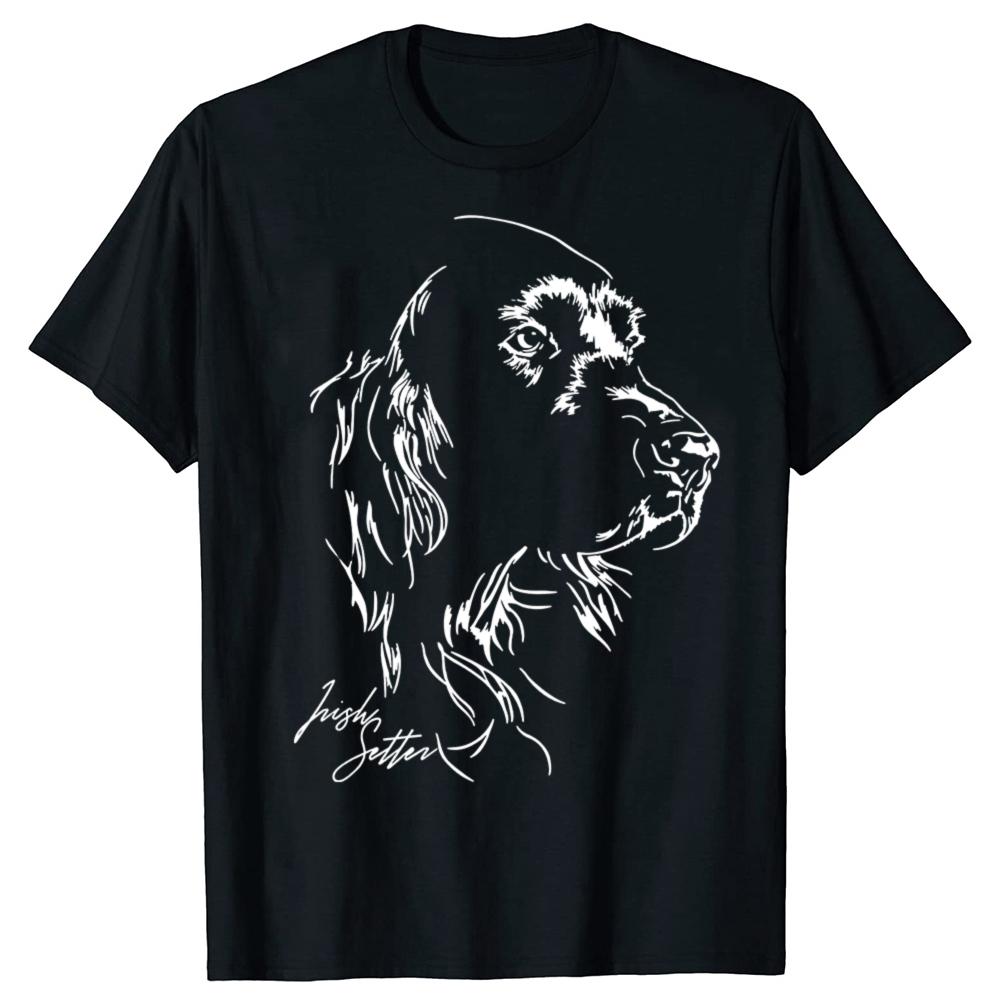 

Funny Irish Setter T Shirts Graphic Cotton Streetwear Short Sleeve O-Neck Hip Hop Pet Circle of Trust My Dog Lover T-shirt Me... S разноцветный