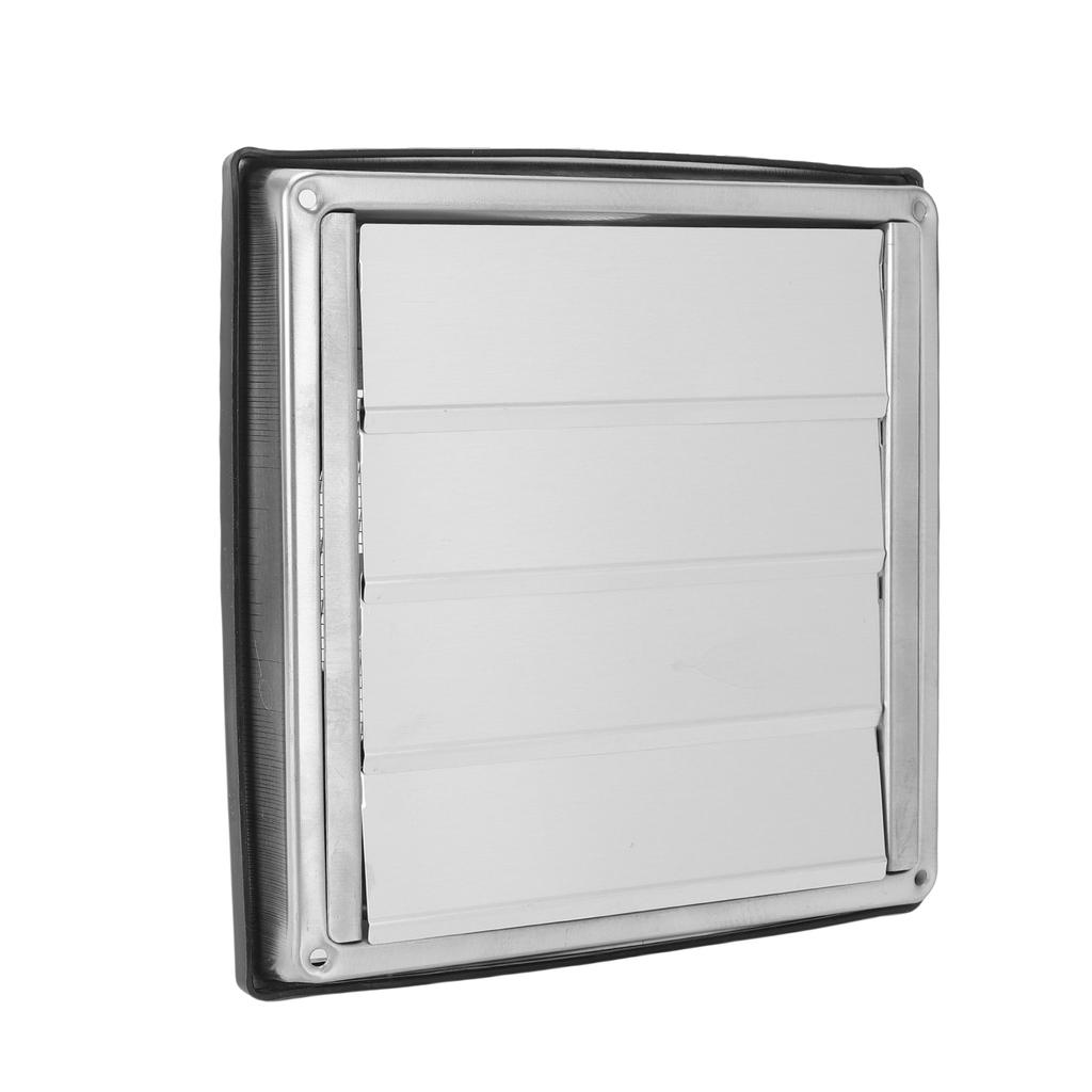 Wall Vent Exhaust Cover 304 Stainless Steel Dryer Hooded Wall Vent Exhaust Hood with Mesh Screen Damper for Dryer Vent Outdoor   Ventilation Include
