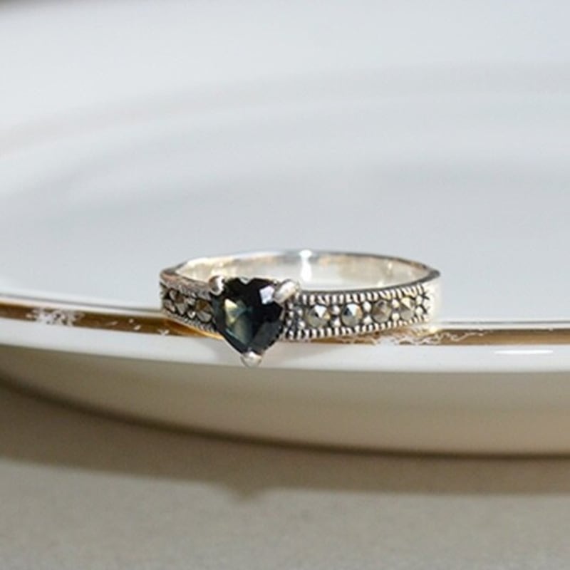 martha in the garret heart moon.blue green sapp