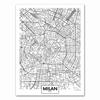 Poster con Parole Nero Bianco Mappa Città Parigi Londra New York Stampa Nordica Pittura su Tela Quadro da Parete per Soggiorno Decorazioni per la Casa