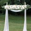 2Pcs Simulated Rose Flower Arrangement Wedding Arch Flowers for Outdoor Ceremony Decoration, Table Centerpiece Decoration