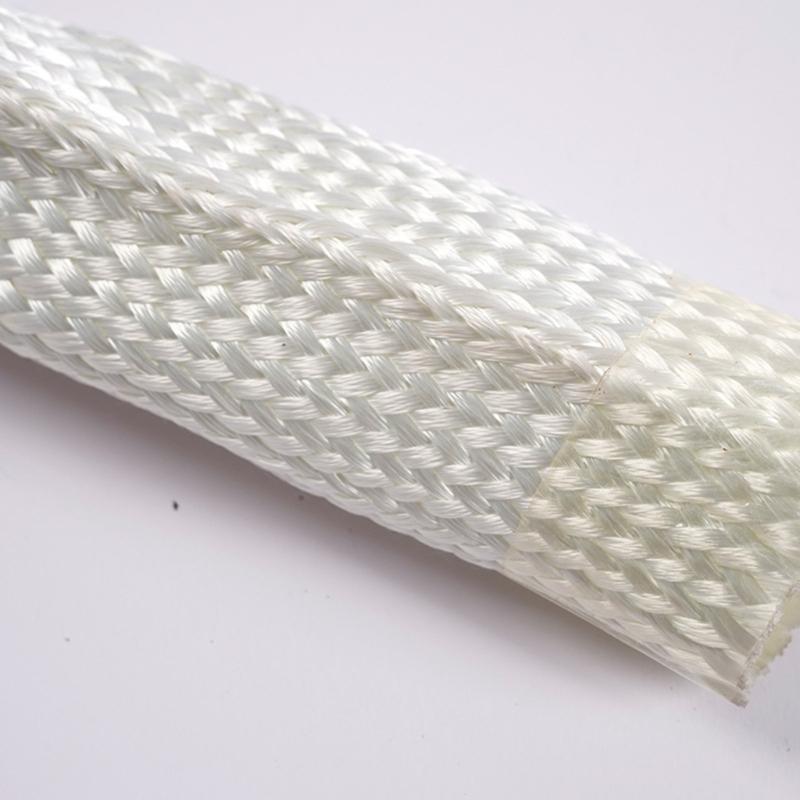 Exhaust Pipe Glass Fiber Hose Insulation Wrap 1m Length Heat Wrap Insulation Sleeve Wear Resistant Easy Installation