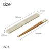 Ansio Antibacterial Chopsticks and Slim Chopstick Case Set, Pink/Made In Japan, Dishwasher Safe, Pastel Colors and Natural Wood