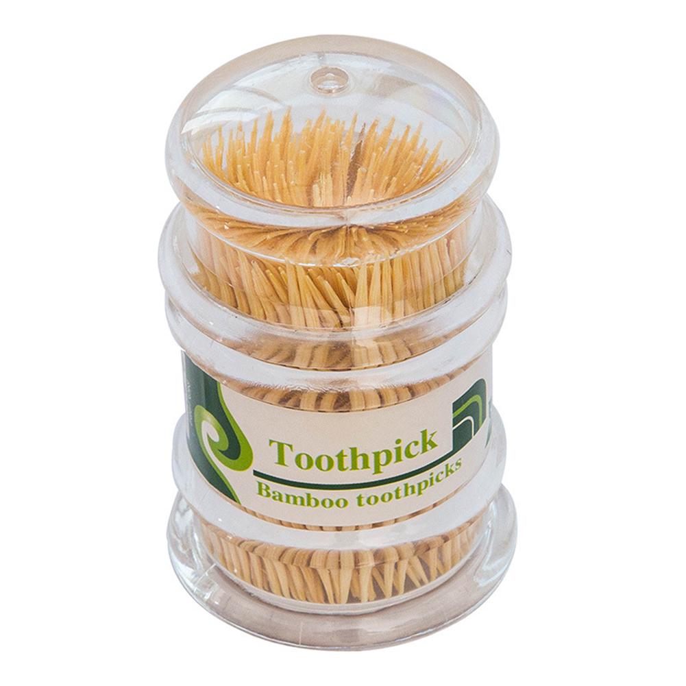 Buy Portable Toothpick Holder with 300pcs Bamboo Disposable Toothpick