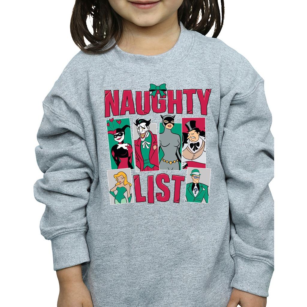 Batman Girls Naughty List Sweatshirt