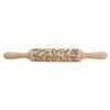 Decorative Rolling Pin Cake Decorator for Cookies and Cookies Stems with Leaves