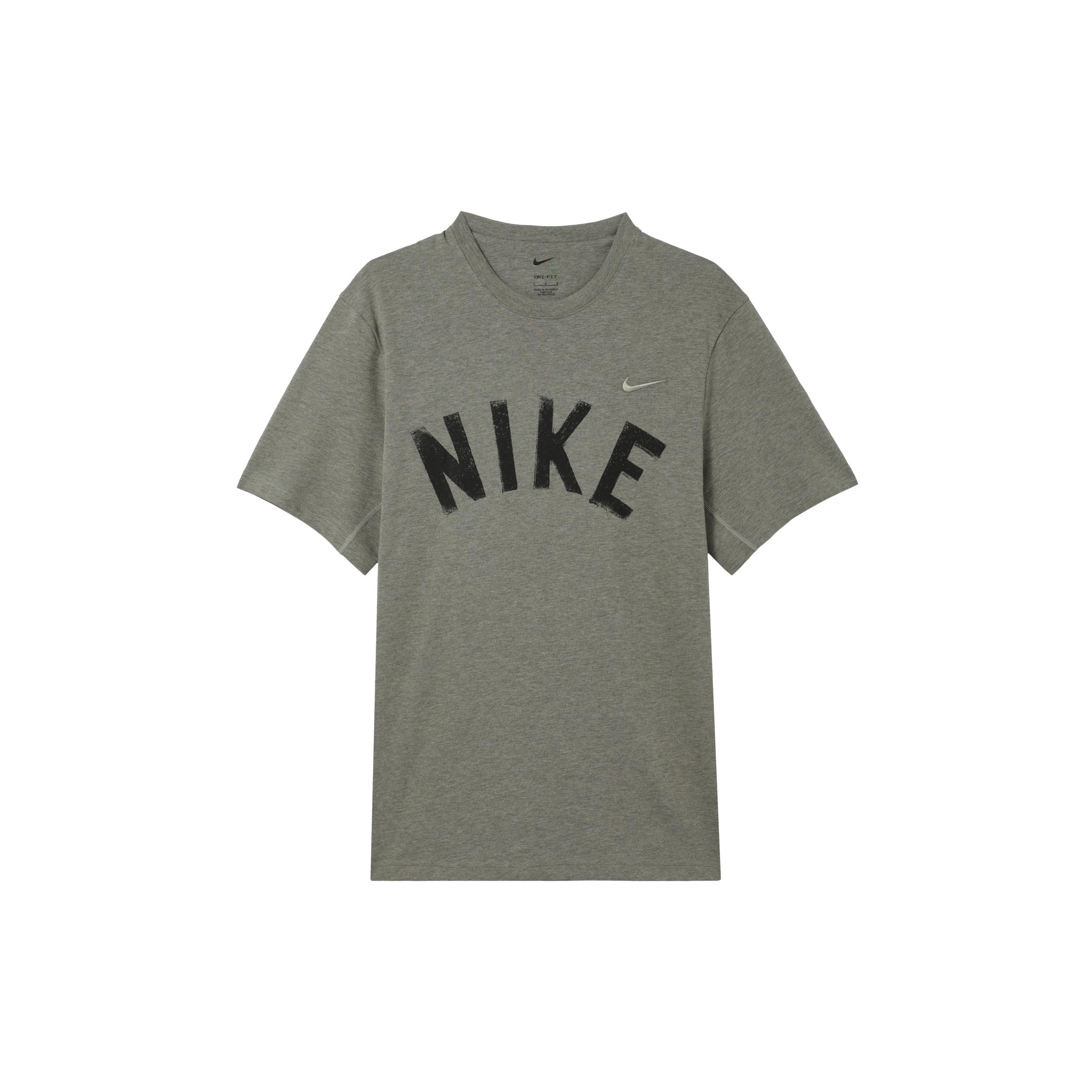 Мужская футболка Nike Swoosh Темно-грязево-серая FV9771-053 2XL