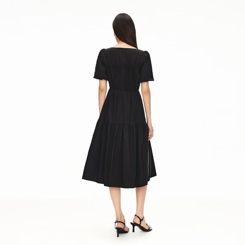 Veromoda 2025 Summer Cotton Blend Layered A-line Dress